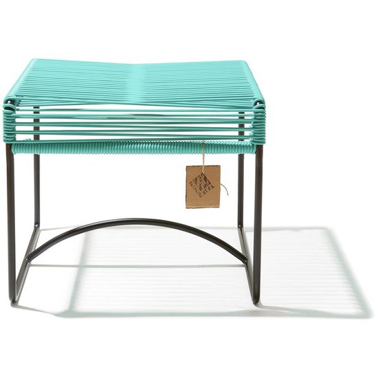 Silla Acapulco Xalapa taburete/reposapiés turquesa claro