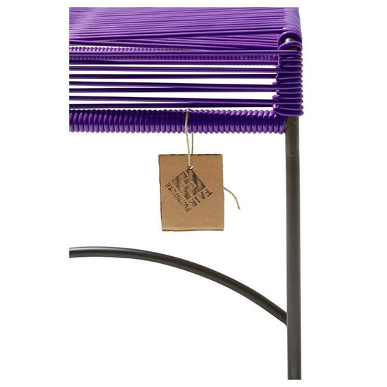 Silla Acapulco Xalapa banc/pouf pourpre