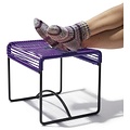 Silla Acapulco Xalapa taburete/reposapiés morada