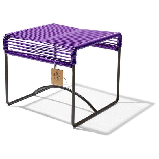 Silla Acapulco Xalapa bench or footrest purple