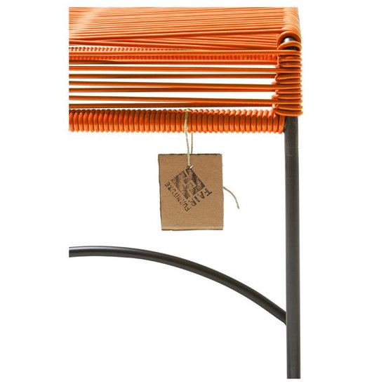 Silla Acapulco Xalapa bench or footrest orange