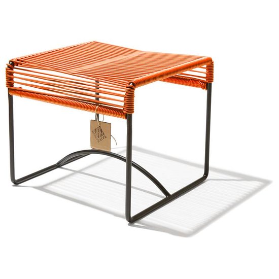 Silla Acapulco Xalapa taburete/reposapiés naranja