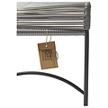 Silla Acapulco Xalapa bench or footrest silver-grey