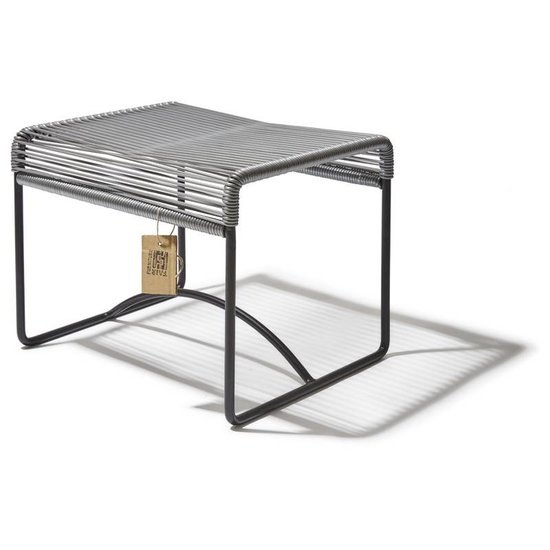 Silla Acapulco Xalapa bench or footrest silver-grey