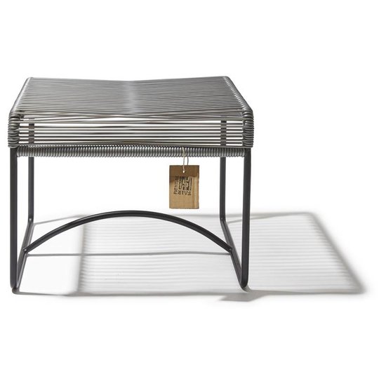 Silla Acapulco Xalapa sgabello/poggiapiedi grigio argento