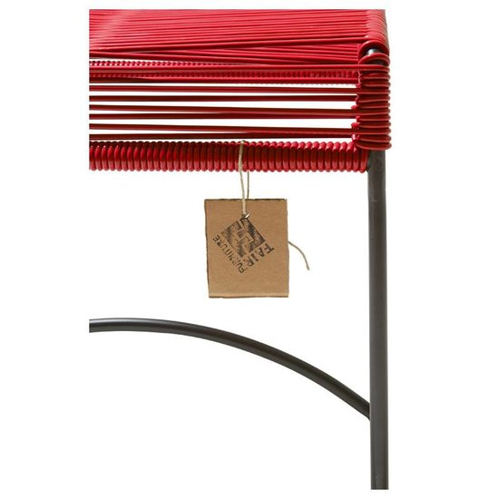 Silla Acapulco Xalapa bench or footrest red