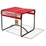 Silla Acapulco Xalapa banc/pouf rouge