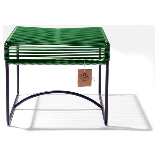 Silla Acapulco Xalapa banc/pouf vert foncé