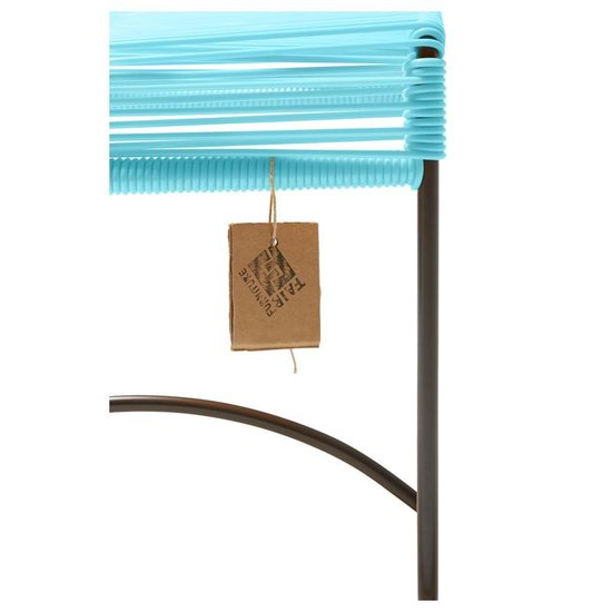 Silla Acapulco Xalapa taburete/reposapiés azul