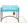Silla Acapulco Xalapa sgabello/poggiapiedi azzurro