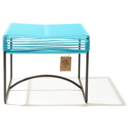 Silla Acapulco Xalapa banc/pouf bleu