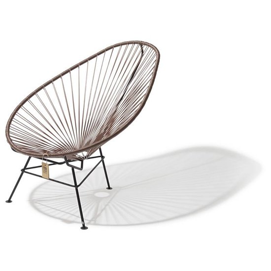 Silla Acapulco Sedia Acapulco colore taupe metallico