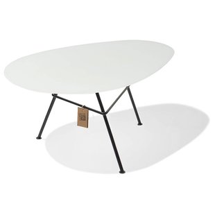 Table en verre Zahora - blanc