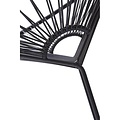 Silla Acapulco Chaise de salle à manger Luna noir