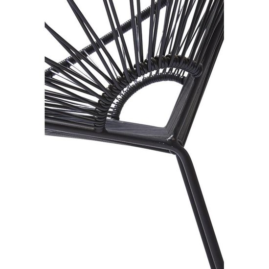 Silla Acapulco Luna eetkamerstoel zwart