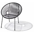 Silla Acapulco Luna eetkamerstoel zwart