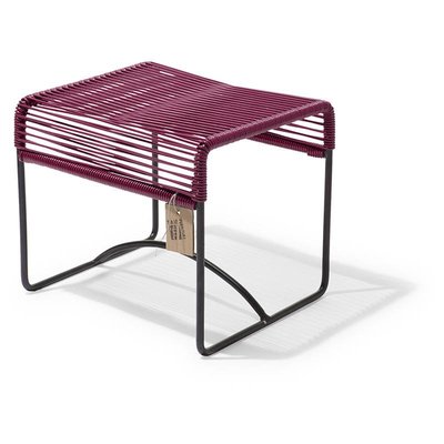 Xalapa bench or footrest violet wine