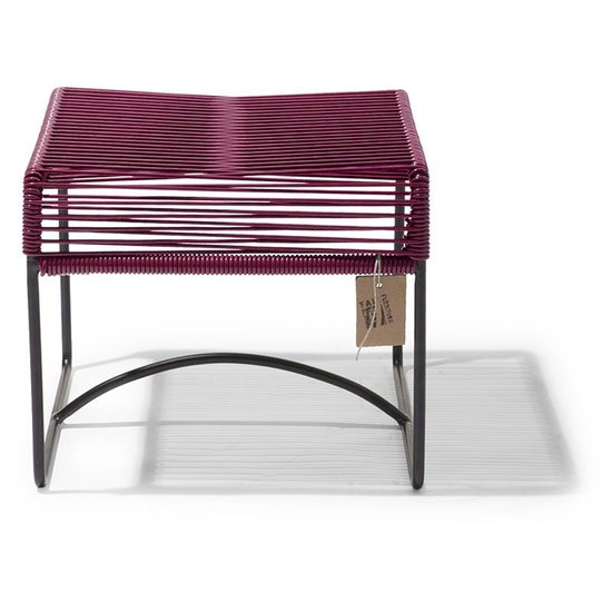 Silla Acapulco Xalapa banc/pouf violet vin