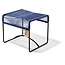 Silla Acapulco Xalapa banc/pouf bleu de cobalt