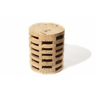 Natural cork stool round