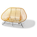Silla Acapulco Acapulco Zweisitzer Sofa gelb, geeignet für 2 bis 3 Personen