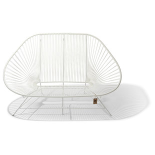 Acapulco sofa canapé  blanc, cadre blanc