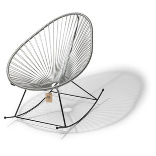Acapulco rocking chair silver-grey
