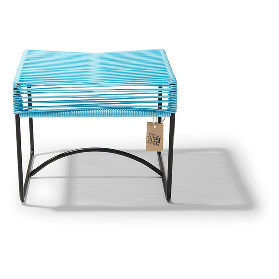 Silla Acapulco Xalapa sgabello/poggiapiedi blu pastello