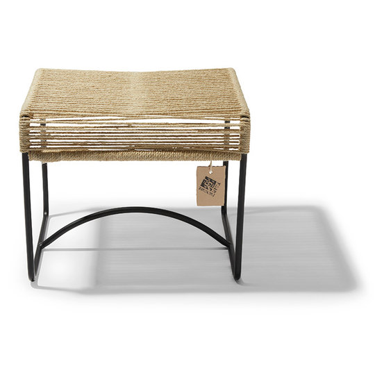 Silla Acapulco Xalapa taburete / reposapiés cáñamo