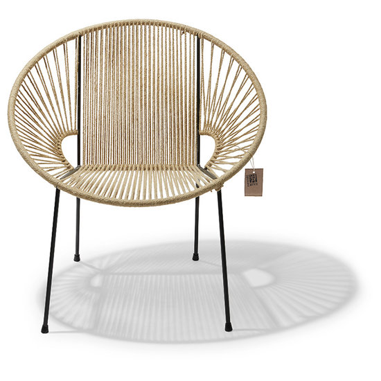 Silla Acapulco Silla de comedor Luna cáñamo