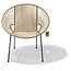 Silla Acapulco Luna eetkamerstoel hennep