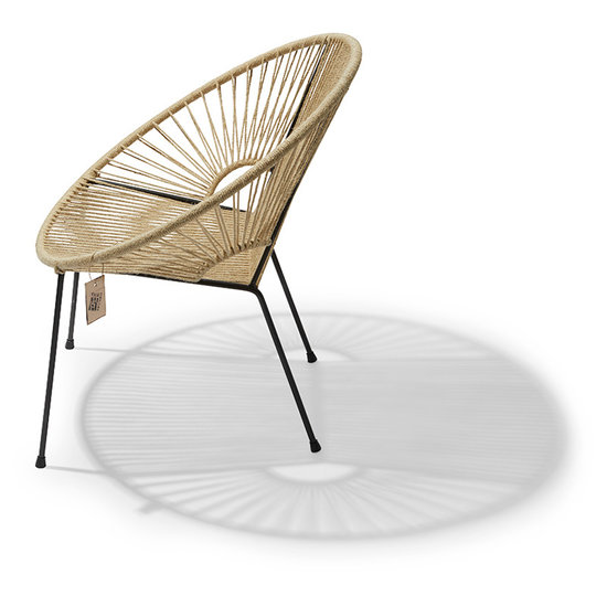 Silla Acapulco Silla de comedor Luna cáñamo
