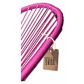 Silla Acapulco Fauteuil Acapulco fuchsia, faite à la main au Mexique
