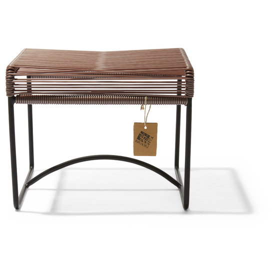 Silla Acapulco Xalapa sgabello/poggiapiedi taupe metallico