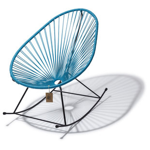 Fauteuil à bascule Acapulco  bleu pétrole