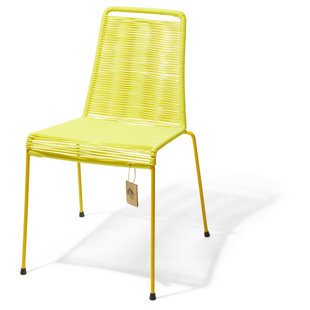 Chaise empilable Mola jaune canari