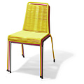 Silla Acapulco Silla apilable Mola amarillo canario