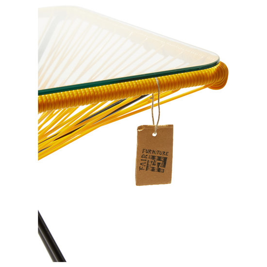 Silla Acapulco Mesa bistro Tulum amarillo