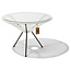 Silla Acapulco Table Japón XL blanc avec plateau en verre