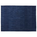 Fair Furniture 140x100cm Handwoven indigo blue cotton rug, natural dye