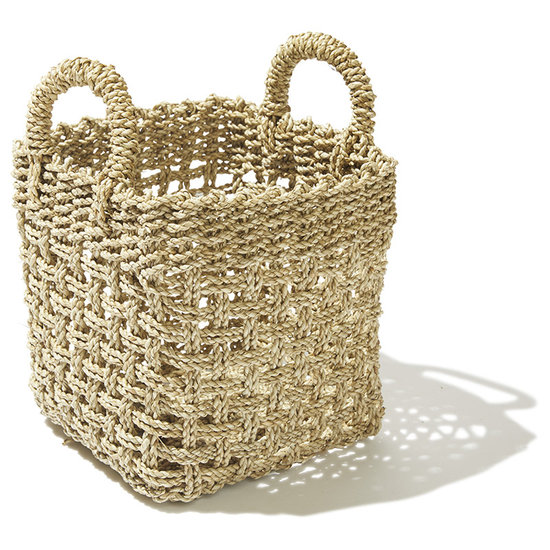 Fair Furniture Baskets, set of 3, square, handwoven