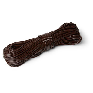 PVC Cord Coil chocolate brown