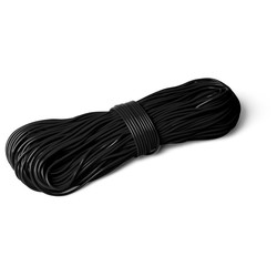 Rotolo di corda PVC nero