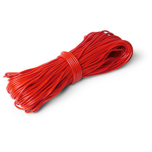 Rouleau de corde PVC rouge