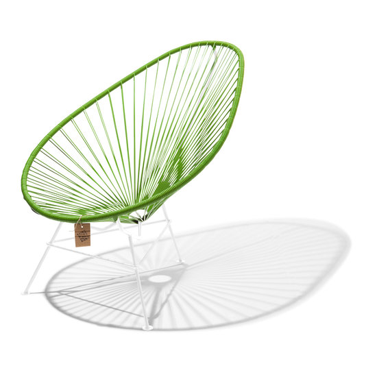 Silla Acapulco Acapulco stoel olijfgroen, wit frame