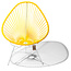 Silla Acapulco Acapulco chair yellow, white frame