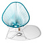 Silla Acapulco Handmade Acapulco chair petrol blue, white frame