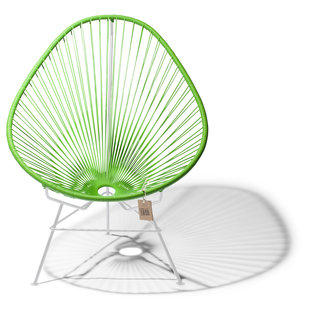 Acapulco chair apple green, white frame