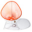 Silla Acapulco Acapulco chair orange, white frame