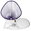 Silla Acapulco Acapulco chair purple, white frame